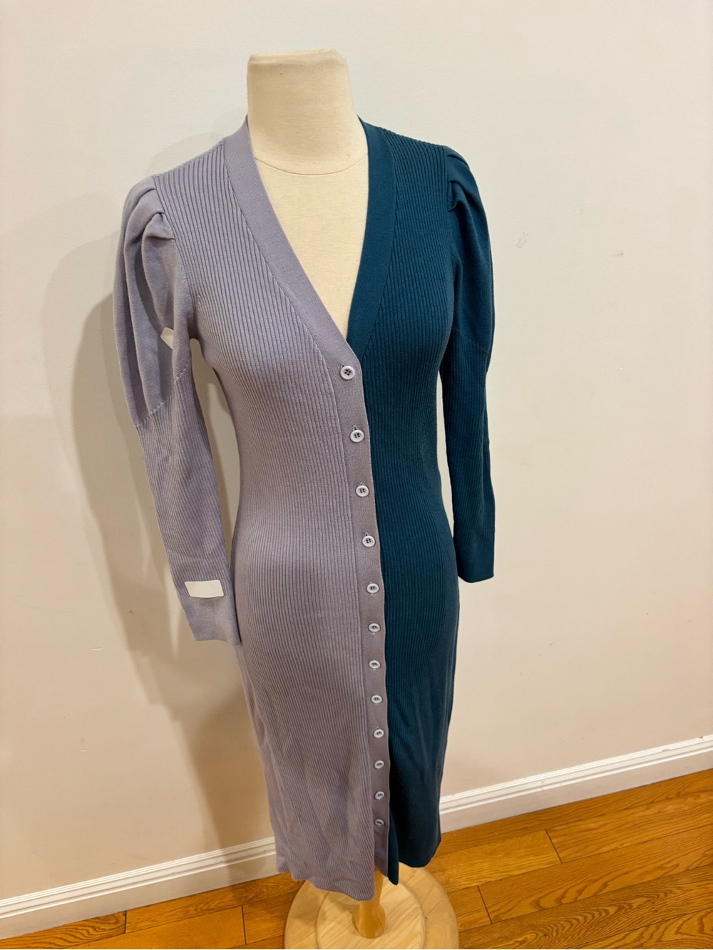 Busayo x RTR Rib Sweater Dress. Size: XS - Picture 6 of 13